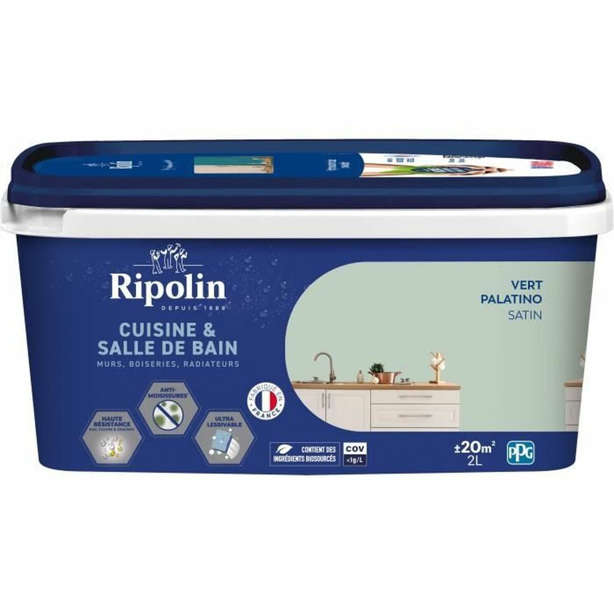 Pintura de Imprimación Ripolin Vert Satinado 2 L